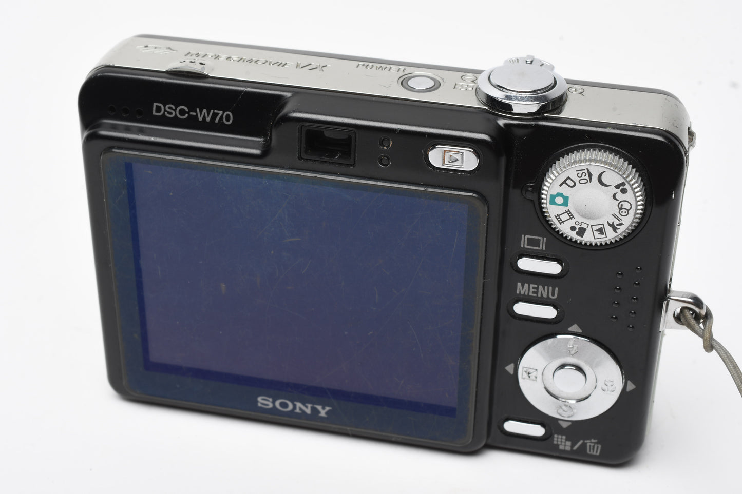 Sony DSC-W70 7.2MP Digital Point&Shoot camera, case+batt+charger, Tested