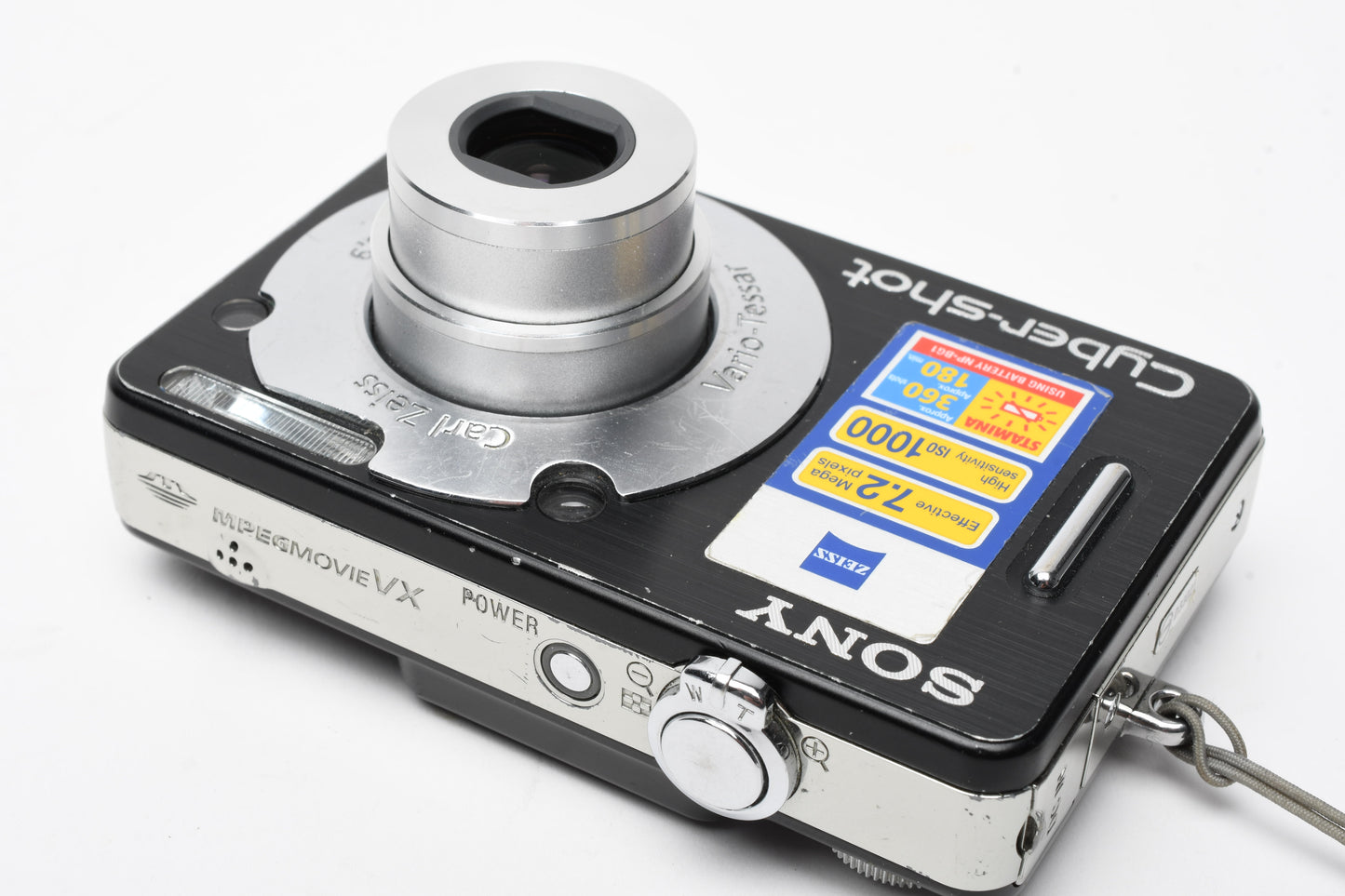 Sony DSC-W70 7.2MP Digital Point&Shoot camera, case+batt+charger, Tested