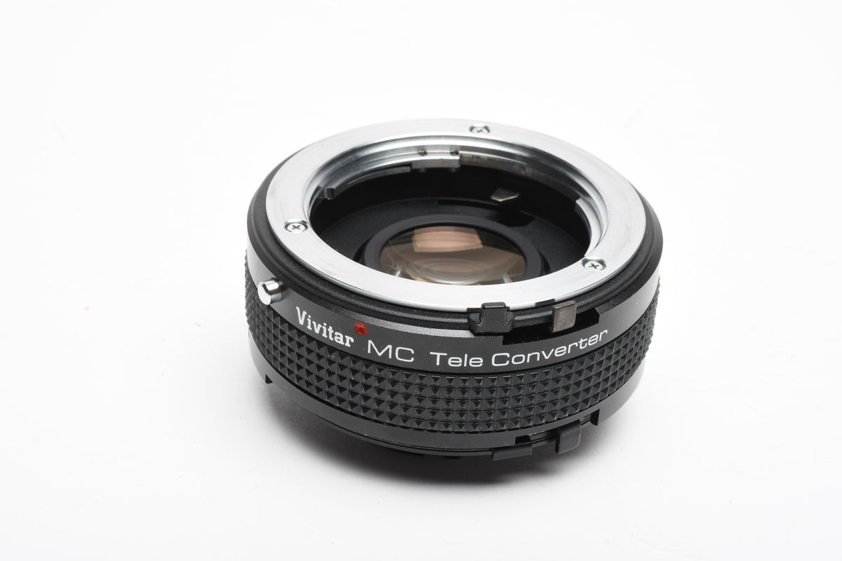 Vivitar 2X-5 Teleconverter for Minolta MD mount, caps + case