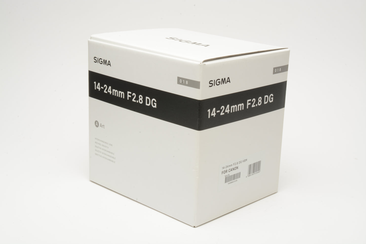 Sigma 14-24mm f2.8 DG Art lens for Canon EF, Mint, Boxed, USA