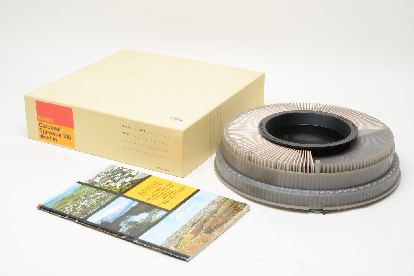 Holy Land 100 35mm slides + Guide book in Carousel 140 tray