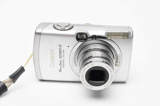 Canon PowerShot SD850 IS 8MP digital Point&Shoot Digital Elph, Clean, Parts/Repair
