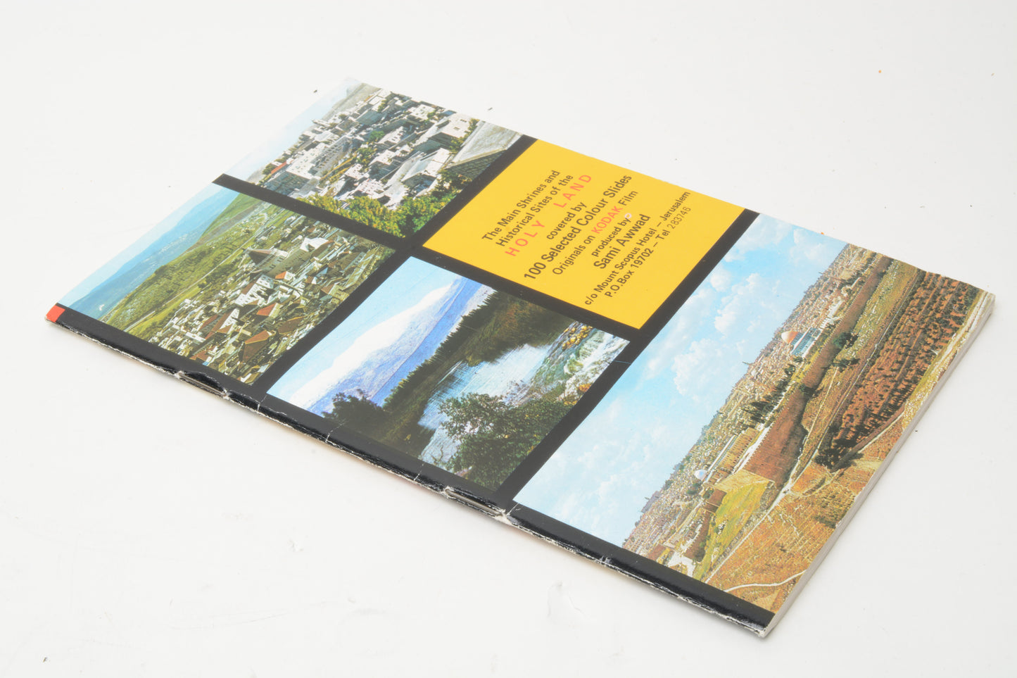 Holy Land 100 35mm slides + Guide book in Carousel 140 tray