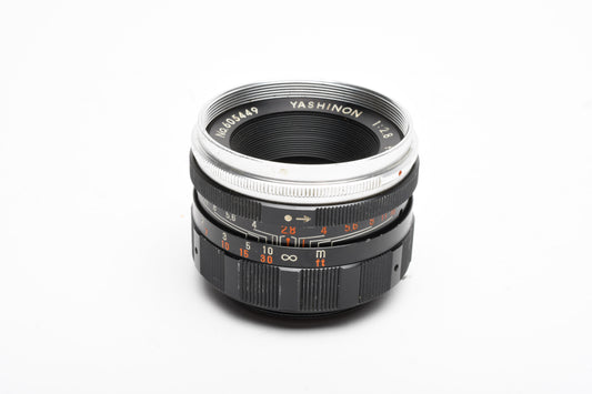 Yashica Yashinon 5cm f2.8 prime lens, *Read