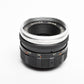 Yashica Yashinon 5cm f2.8 prime lens, *Read