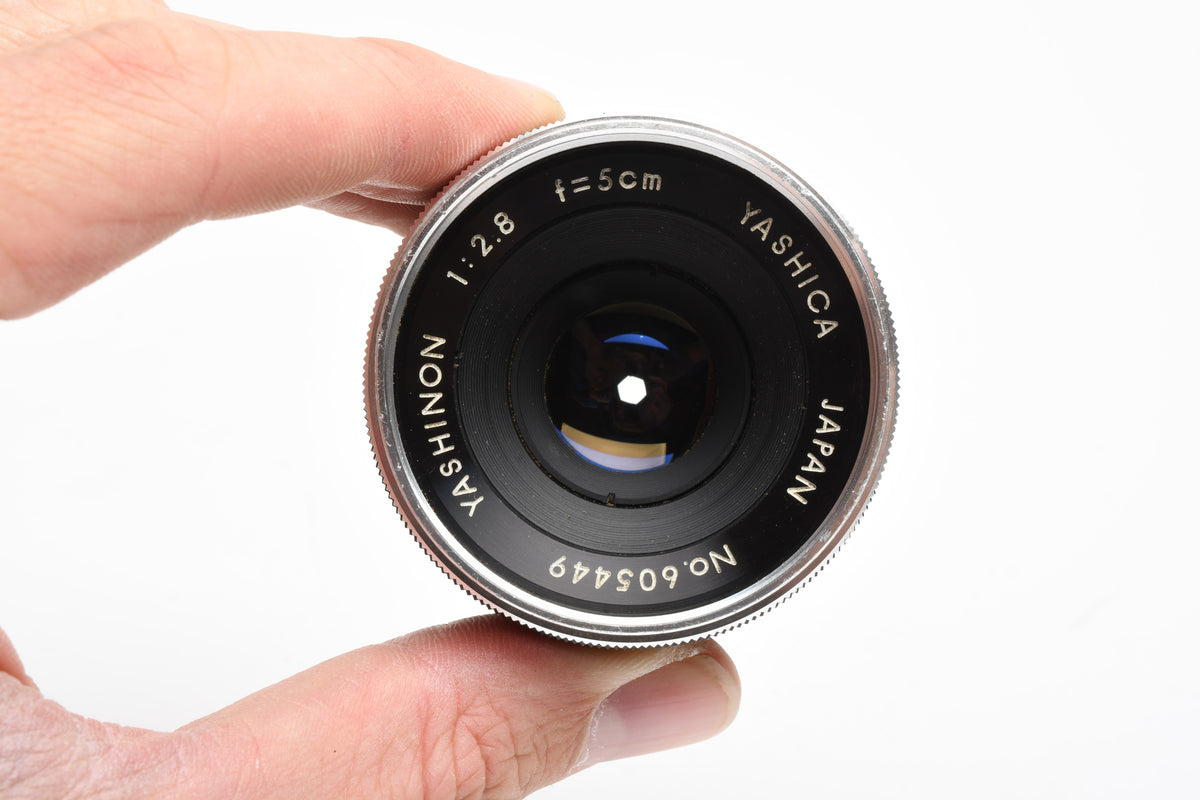 Yashica Yashinon 5cm f2.8 prime lens, *Read