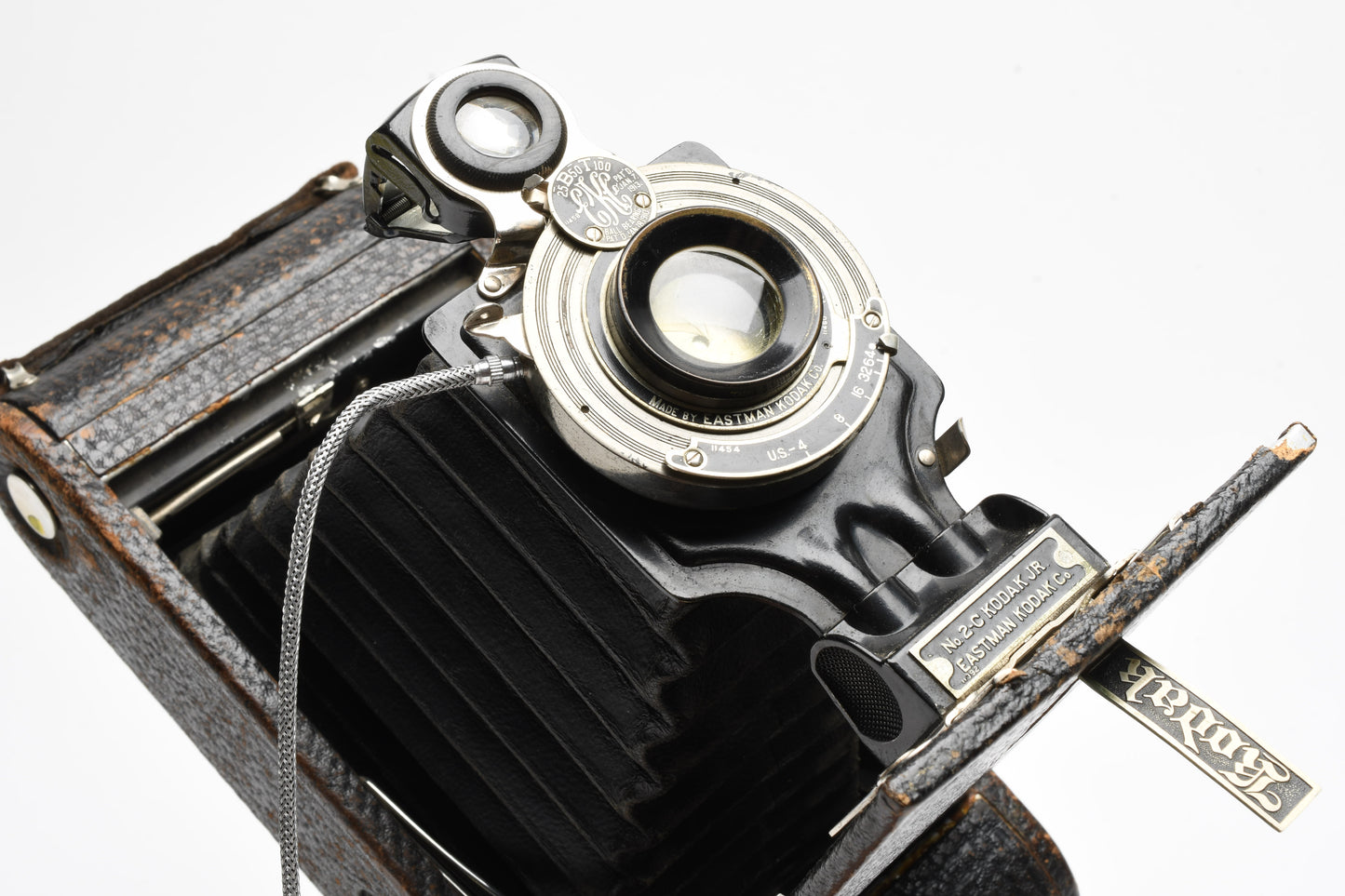 Kodak No. 2C Kodak Jr. Folding camera, Works, Nice Vintage