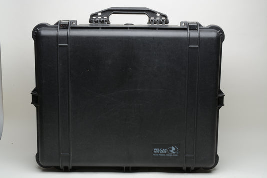 Pelican 1600 Black Waterproof Black case, Cut-up foam, still great!