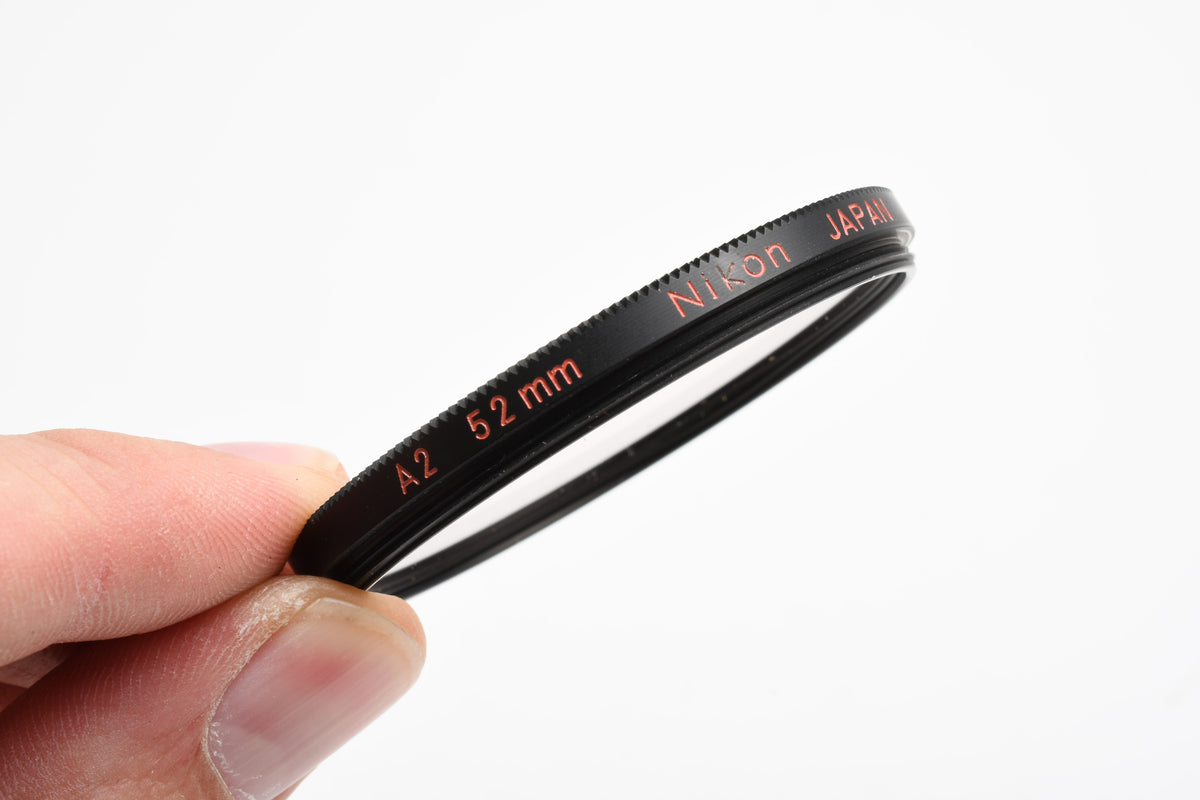 Nikon 52mm A2 warming filter in jewel case, Clean