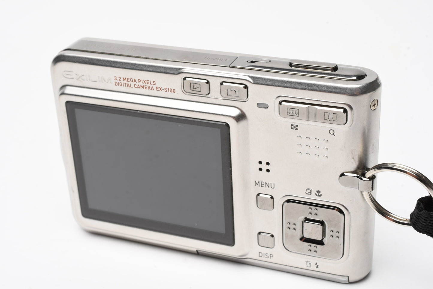 Casio Exilim EX-S100 3.2MP Digital Point&Shoot, Cradle, case, Tested