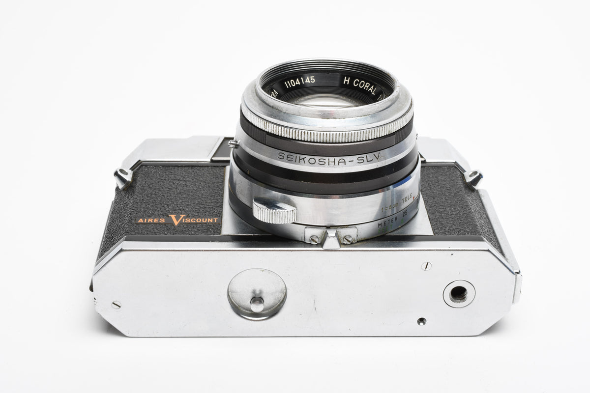 Airies Viscount 35mm rangefinder camera w/H Coral 45mm f1.9 (parts/collector), Nice!