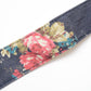 Best Trendy Colorful floral camera strap 1.5" wide w/leather ends, clean