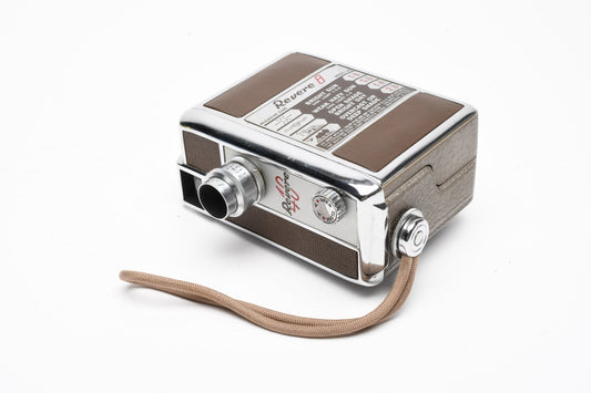 Revere 8 Model 40 Vintage 8mm Movie camera w/Elgeet 1/2" f2.5 Lens, Works!