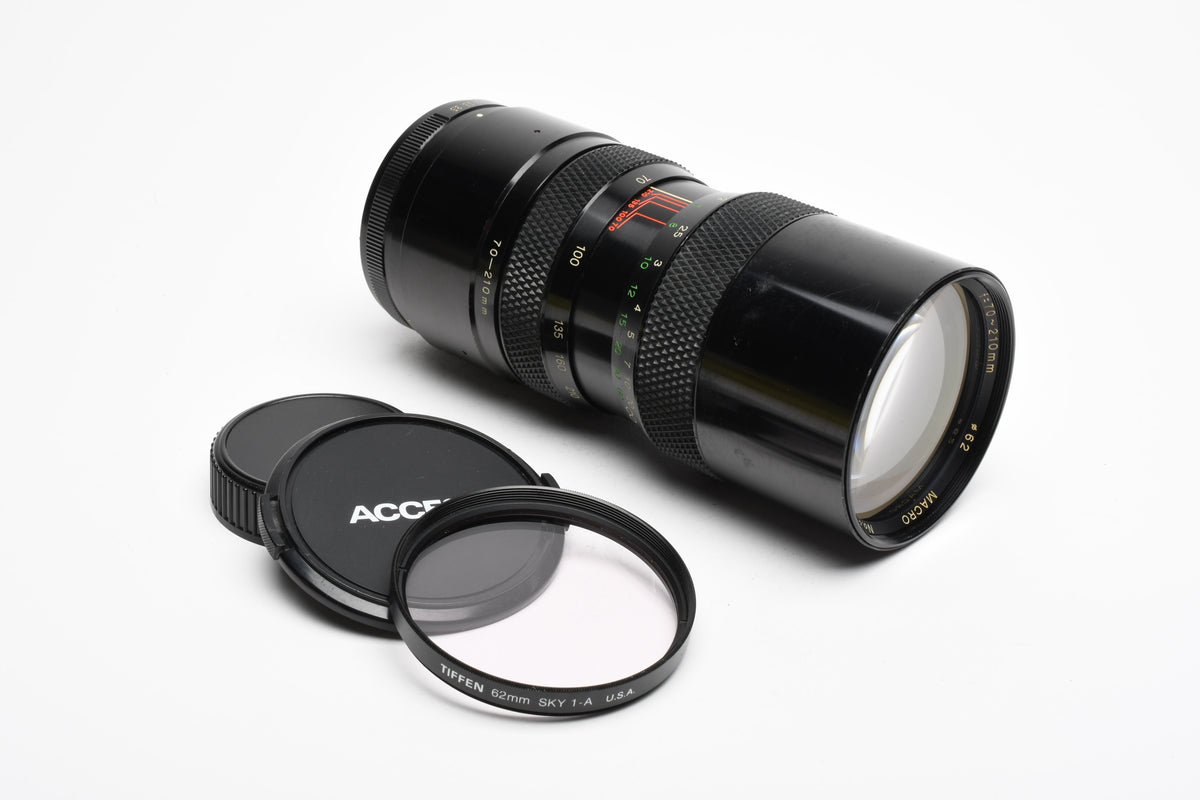 Access 70-210mm F3.5 P-MC Macro Zoom Lens for Pentax PK Mount, Skylight Filter, Versatile!
