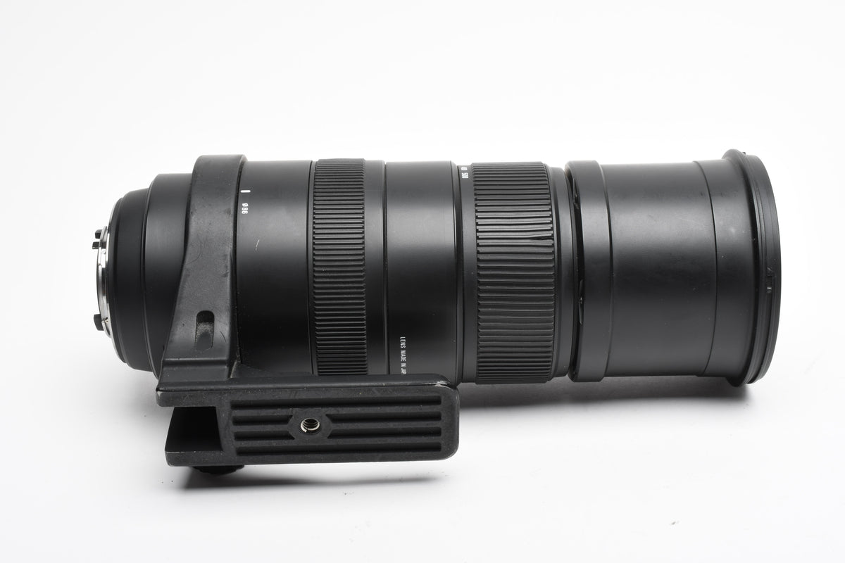 Sigma AF 150-500mm F5-6.3 APO HSM DG OS Lens For Canon, Hood, Collar, UV, Great!