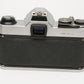 Pentax K1000 35mm SLR w/50mm f2 lens, New seals, strap, Good, Clean