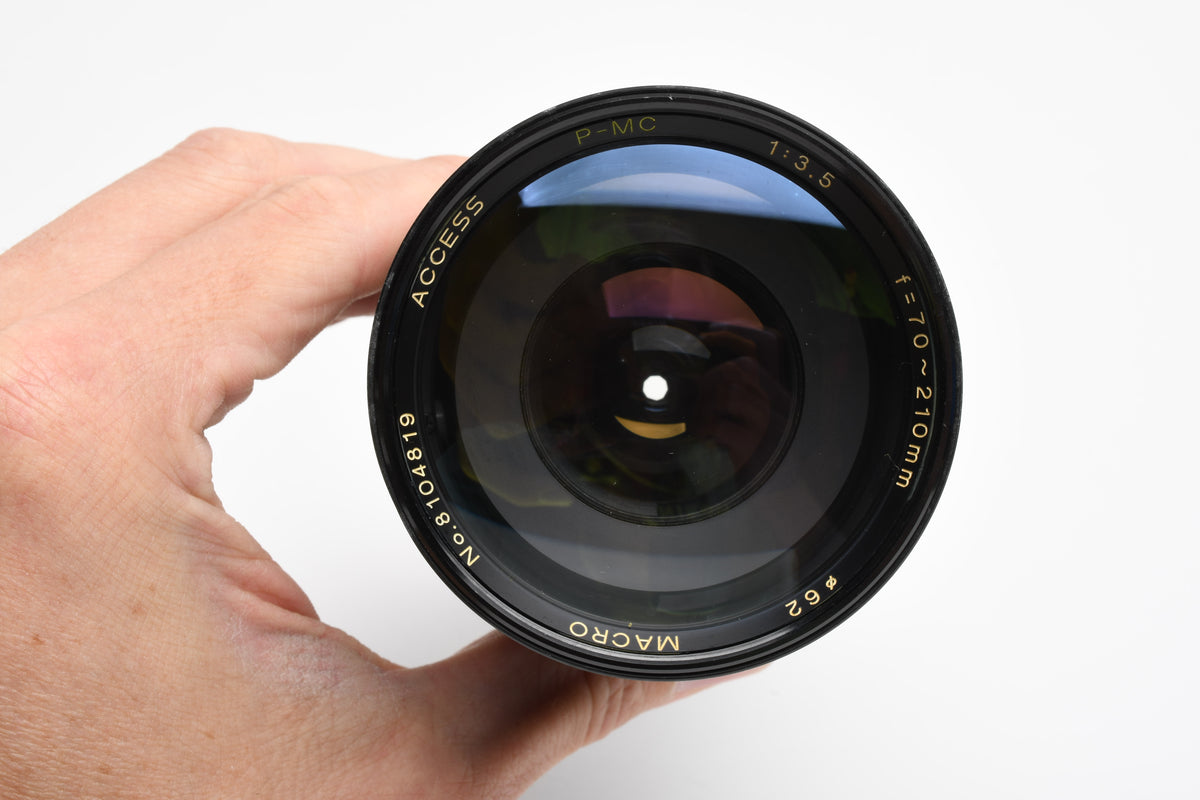 Access 70-210mm F3.5 P-MC Macro Zoom Lens for Pentax PK Mount, Skylight Filter, Versatile!