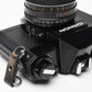 Chinon CE II Memotron 35mm SLR w/55mm f1.4, Case, Tested, Great!