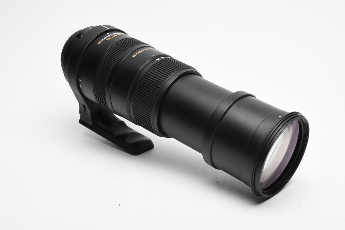 Sigma AF 150-500mm F5-6.3 APO HSM DG OS Lens For Canon, Hood, Collar, UV, Great!