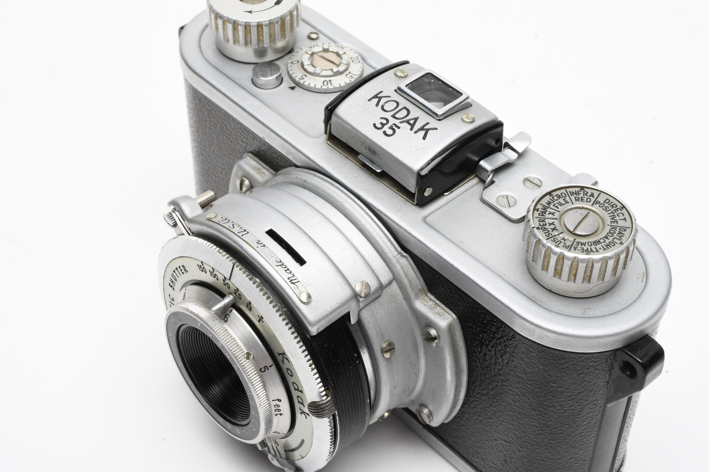 Kodak 35 Rangefinder w/51mm f4.5 lens, vintage camera, Works, nice collector piece