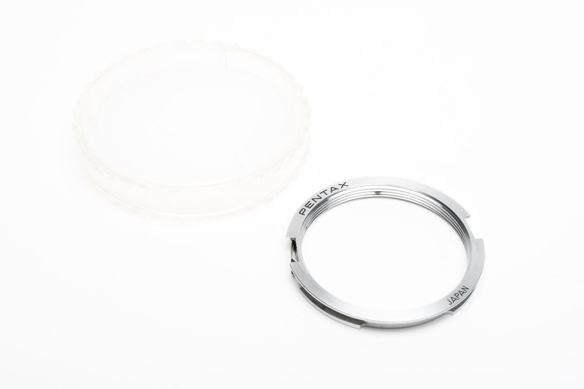 Pentax M42 screw mount to PK bayonet mount adapter, genuine, very clean
