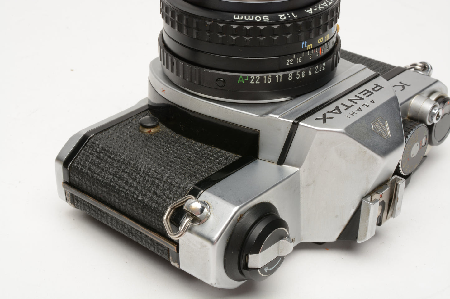 Pentax K1000 35mm SLR w/50mm f2 lens, New seals, strap, Good, Clean