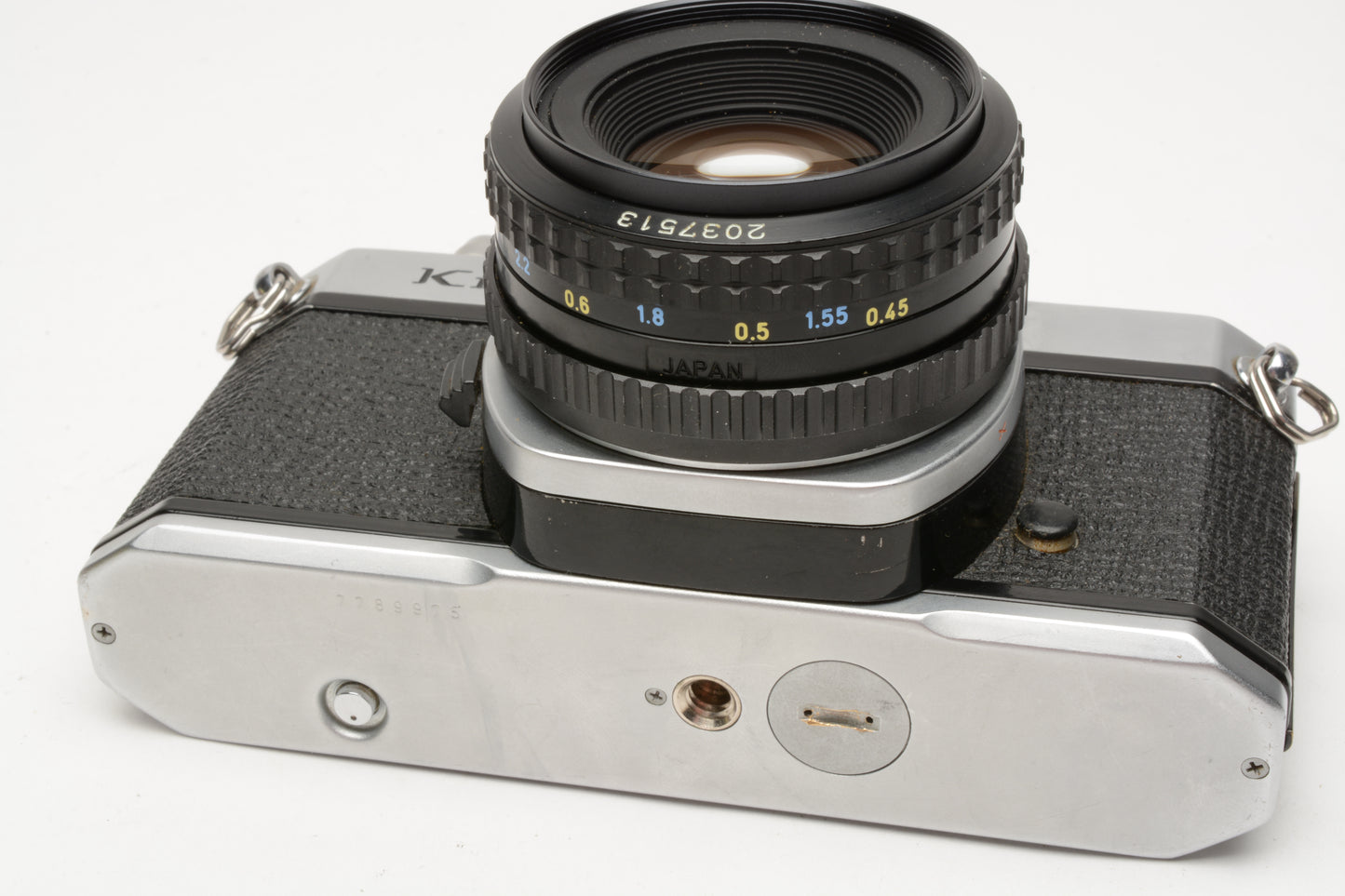 Pentax K1000 35mm SLR w/50mm f2 lens, New seals, strap, Good, Clean