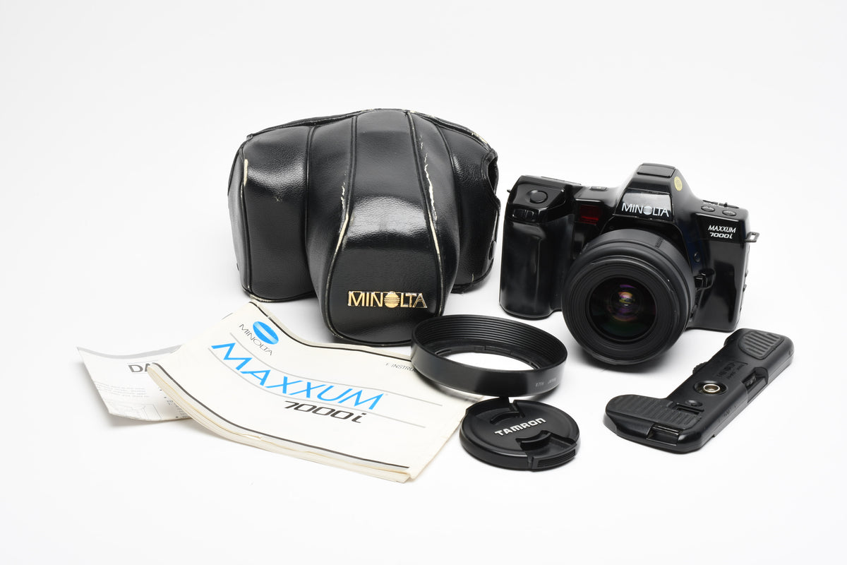 Minolta Maxxum 7000i 35mm SLR w/Tamron AF 24-70mm zoom lens, Tested, Great!