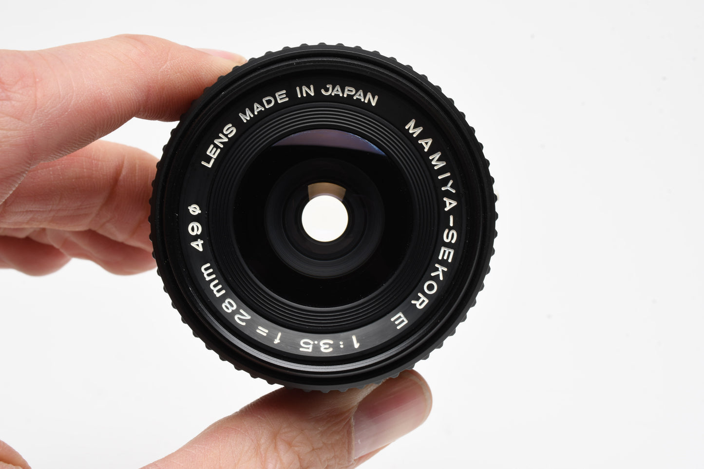 Mamiya Sekor E 28mm F2.8 Lens for ZE ZM ZE-2, Case+UV+Caps