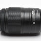 Nikon AF-S Nikkor 55-300mm f4.5-5.6G ED VR zoom lens, Caps, Mint-