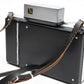 Polaroid Land 250 Instant camera w/fitted case and flash reflector, Clean