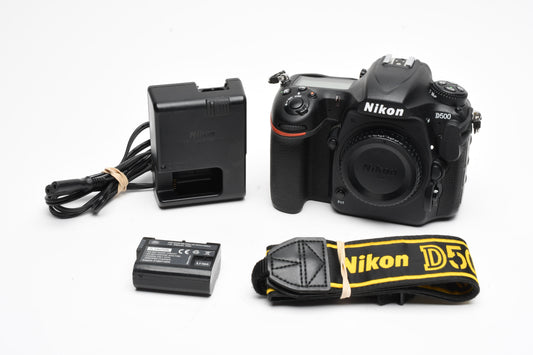 Nikon D500 DSLR Body, 18K Actuations, Clean, Tested, Great!