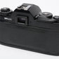 Ricoh KS Super II black 35mm SLR w/50mm f1.7+70-210mm, new seals, Nice bundle!