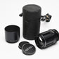 Pentax Super MC Takumar 200mm f4 M42 Mount lens, case, hood, caps, Mint