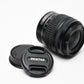 Pentax AF 18-55mm SMC DA L f3.5-5.6 AL compact zoom, Compact