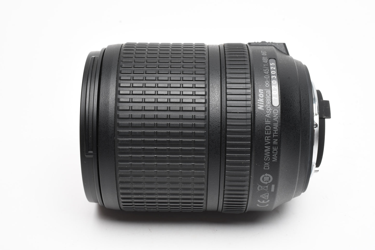 Nikon Nikkor AF-S DX 18-140mm f3.5-5.6G ED VR Lens w/Caps, Mint-