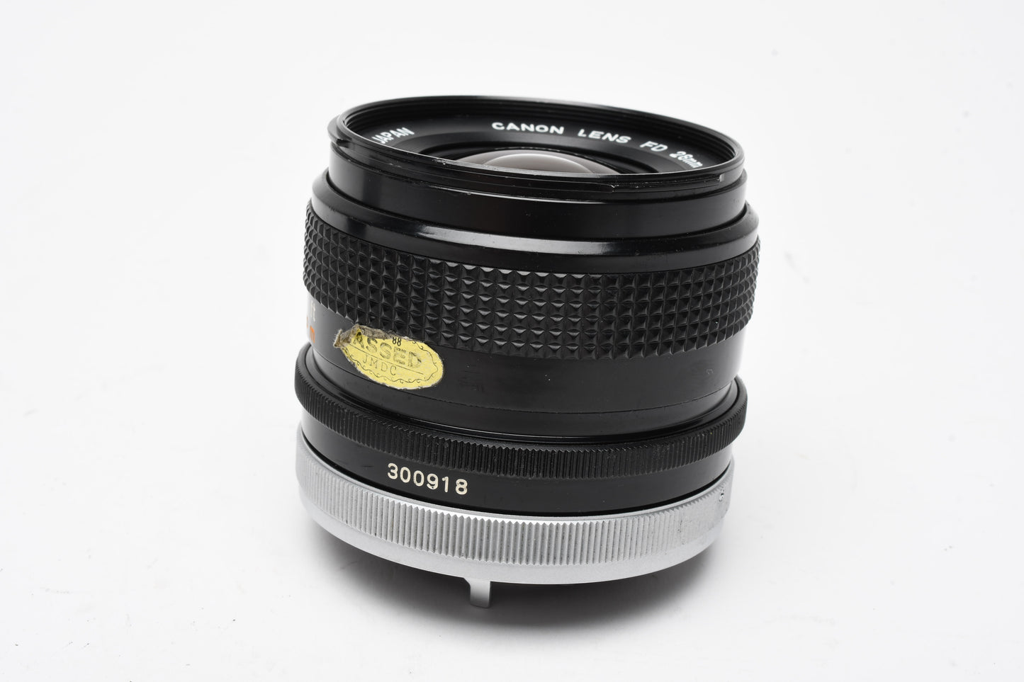 Canon MF 28mm f2.8 S.C. Prime wide lens w/Breech mount, caps, good