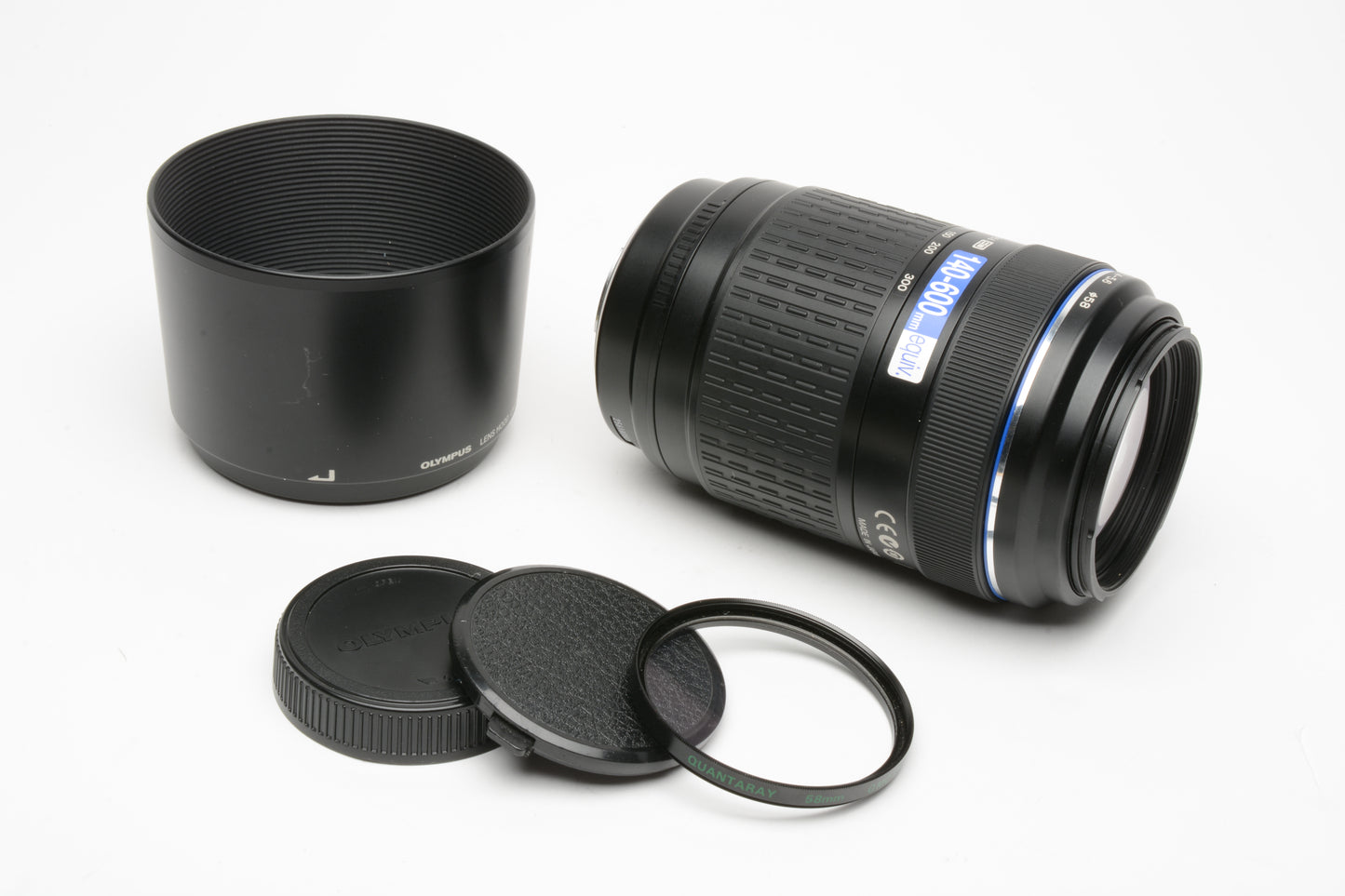 Olympus Zuiko Digital AF 70-300mm F4-5.6 ED w/hood, caps, UV, 4/3 Mount