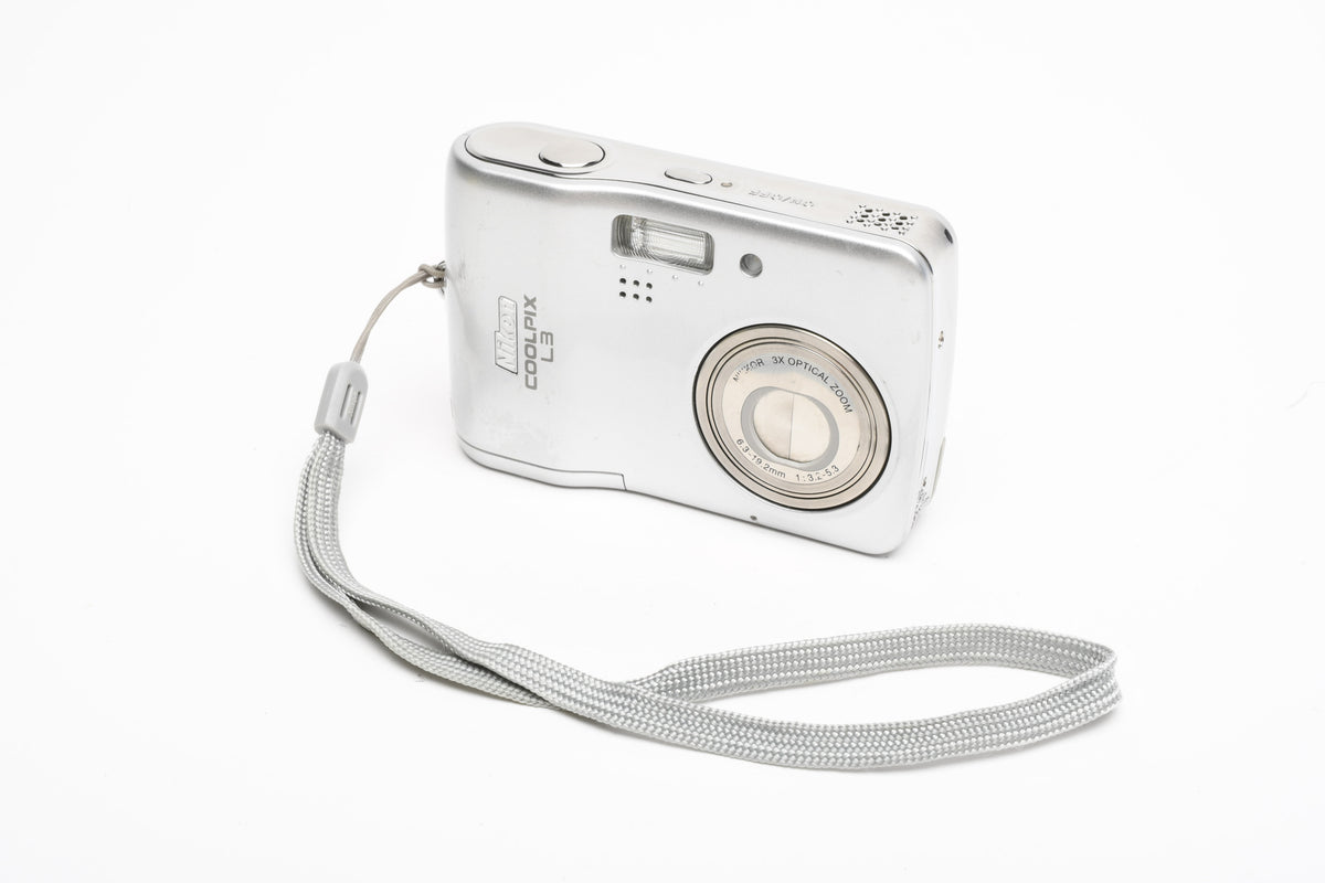 Nikon Coolpix L3 5.1MP Digital Point & Shoot Camera, tested, nice!