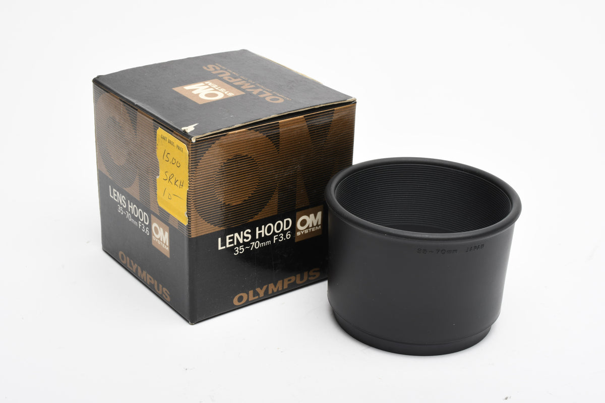 Olympus 35-70mm f3.6 lens hood, New in Box