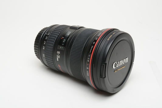 Canon EF 16-35mm f2.8L II USM Lens, caps, very clean! Boxed, Mint-