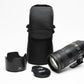 Nikon AF-S Nikkor 70-200mm F2.8E FL ED VR N SWM IF, hood+caps+foot+case