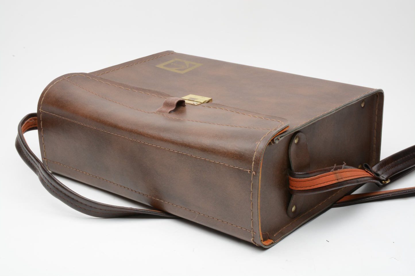 Kodak vintage carrying case shoulder bag ~13 x 10 x 4" (Brown)