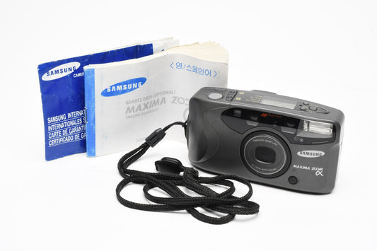 Samsung Maxima Zoom 35mm Point & Shoot camera w/35-70mm Macro Lens