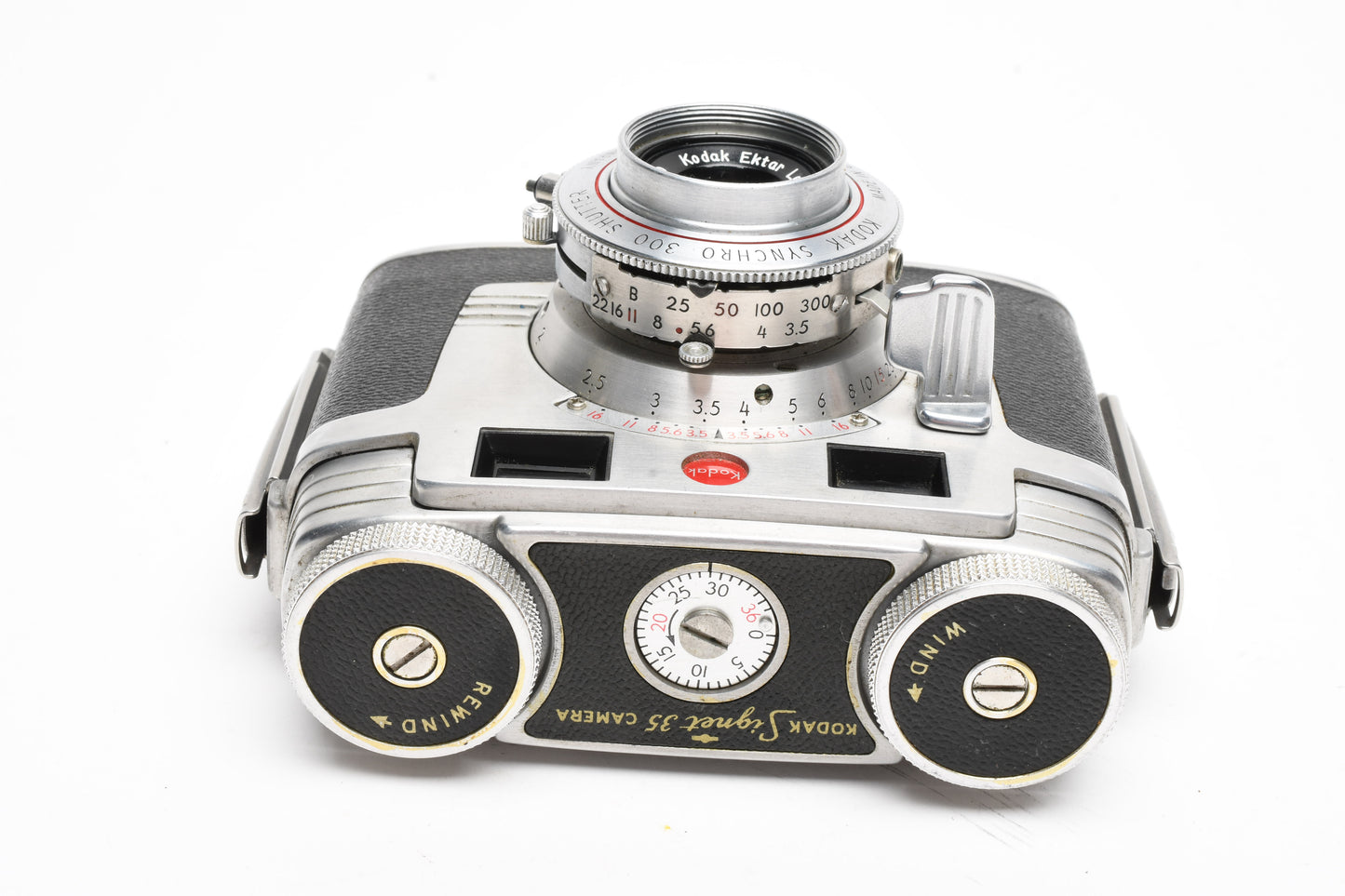 Kodak Signet 35 Rangefinder w/Ektar 44mm f3.5 lens, vintage camera, Nice!