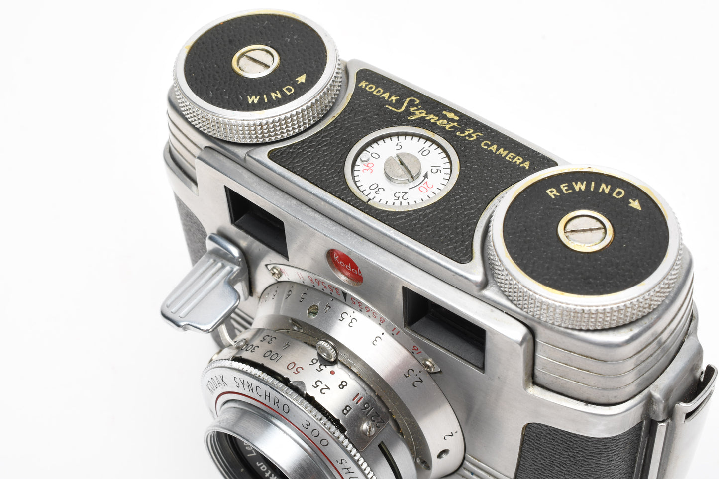 Kodak Signet 35 Rangefinder w/Ektar 44mm f3.5 lens, vintage camera, Nice!