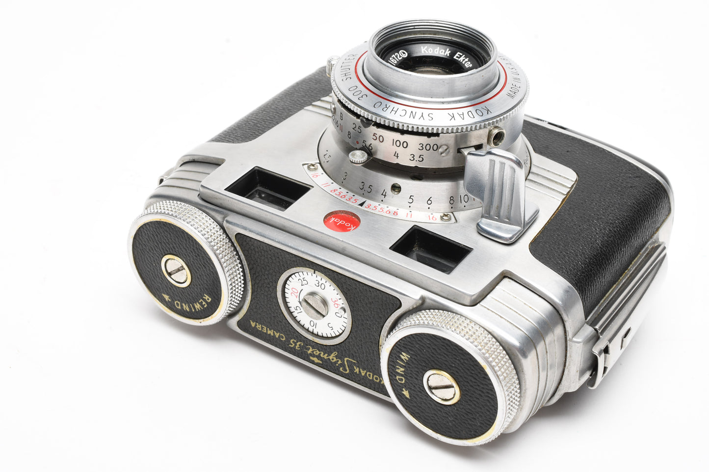 Kodak Signet 35 Rangefinder w/Ektar 44mm f3.5 lens, vintage camera, Nice!