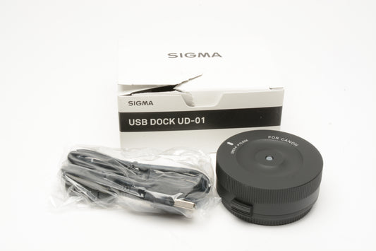 Sigma USB Dock UD-01 EO for Canon, complete w/USB cables, Boxed