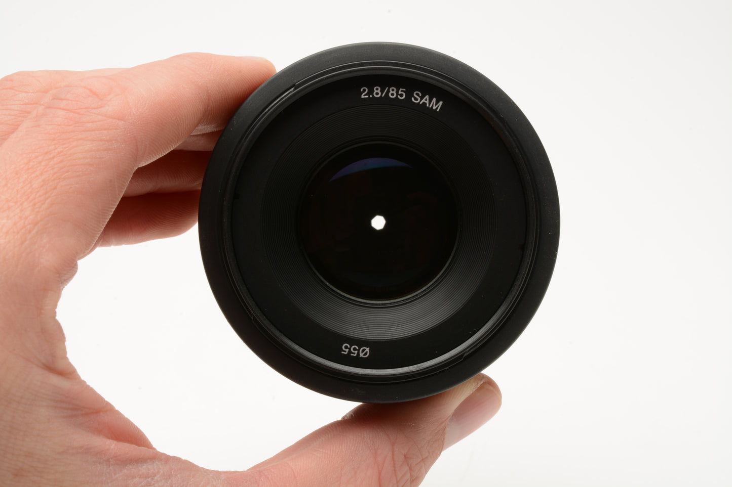 Sony 85mm f2.8 SAM SAL85F28 lens, UV, Mint- Boxed (A-Mount)