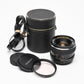 Chinon 28mm f2.8 M42 Mount prime lens, Great! w/Case, caps, 1A filter